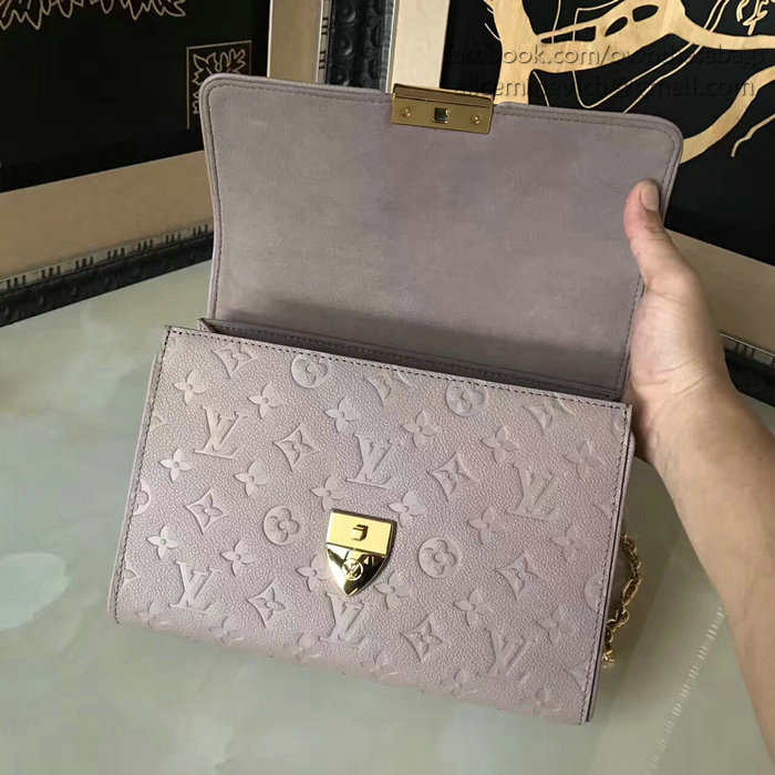 Louis Vuitton Monogram Empreinte Saint Sulpice PM Taupe Glace M43393