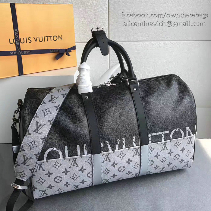 Louis Vuitton Monogram Canvas Keepall 45 Bandouliere M43412