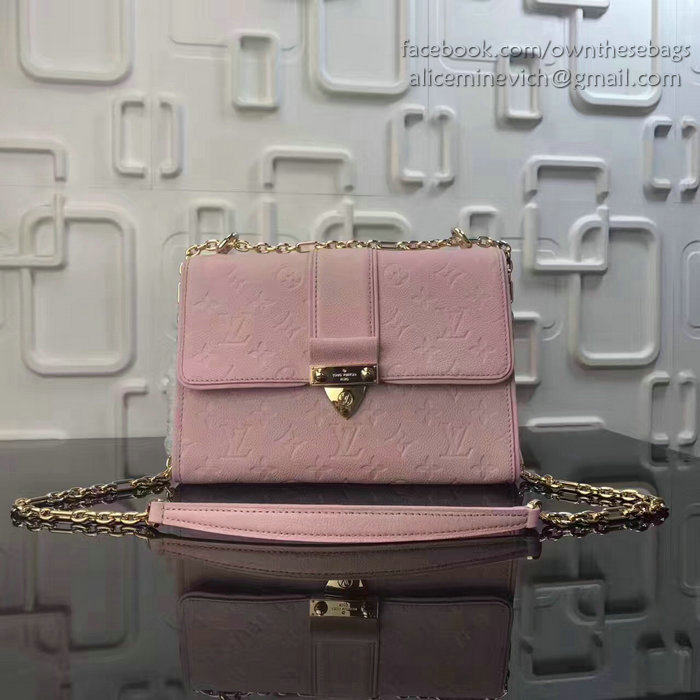 Louis Vuitton Monogram Empreinte Saint Sulpice PM Pink M43393