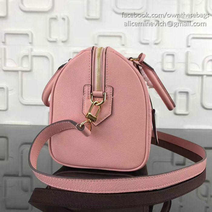 Louis Vuitton Monogram Empreinte Speedy Bandouliere Pink M42406