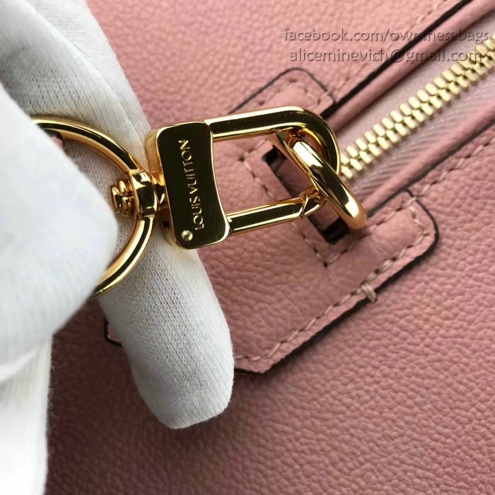 Louis Vuitton Monogram Empreinte Speedy Bandouliere Pink M42406