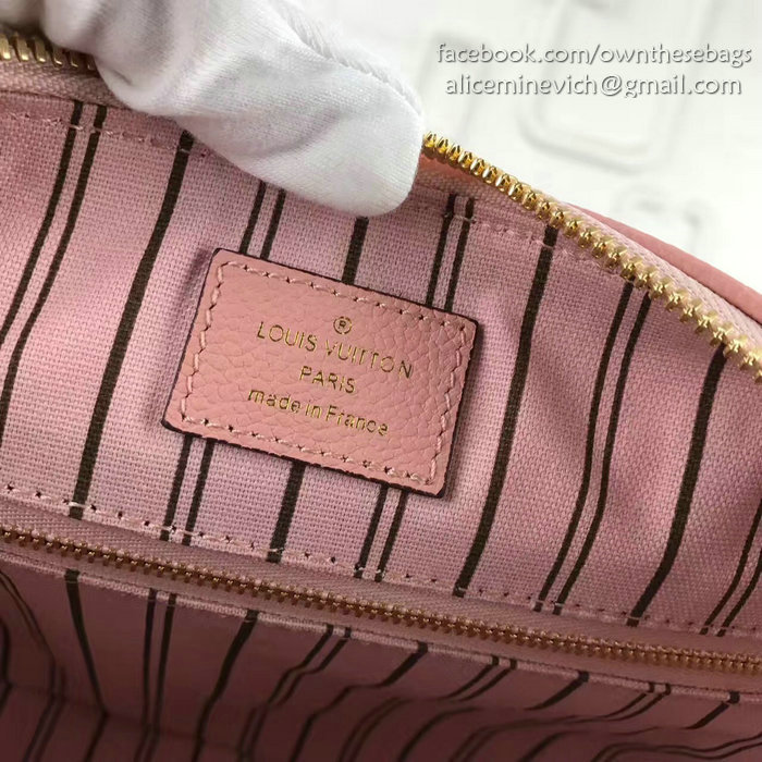 Louis Vuitton Monogram Empreinte Speedy Bandouliere Pink M42406