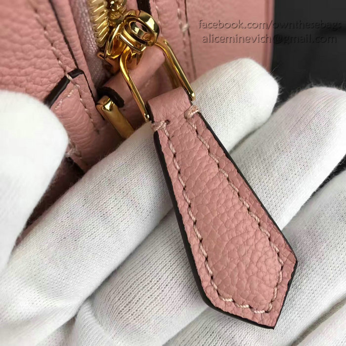 Louis Vuitton Monogram Empreinte Speedy Bandouliere Pink M42406