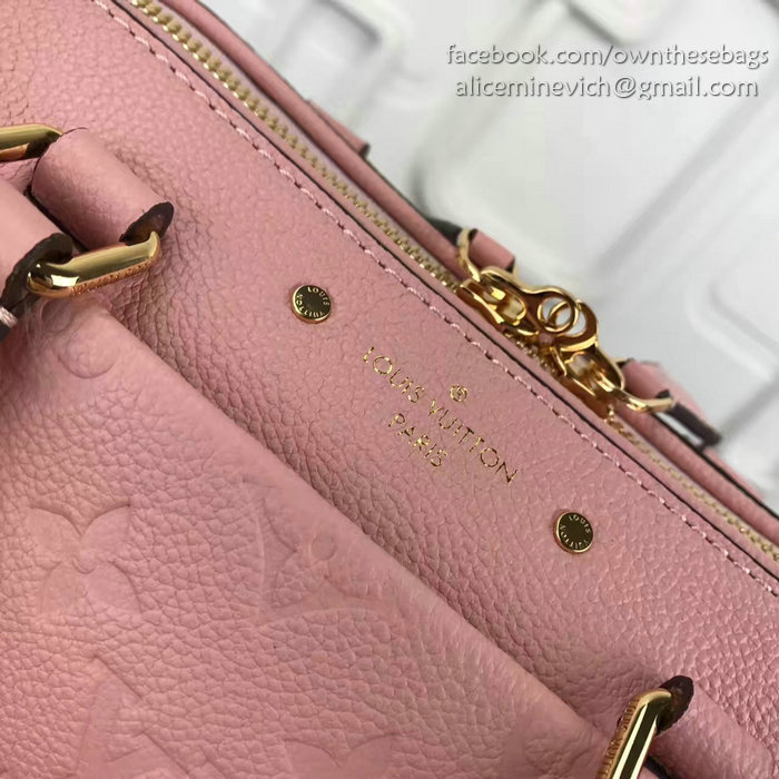 Louis Vuitton Monogram Empreinte Speedy Bandouliere Pink M42406