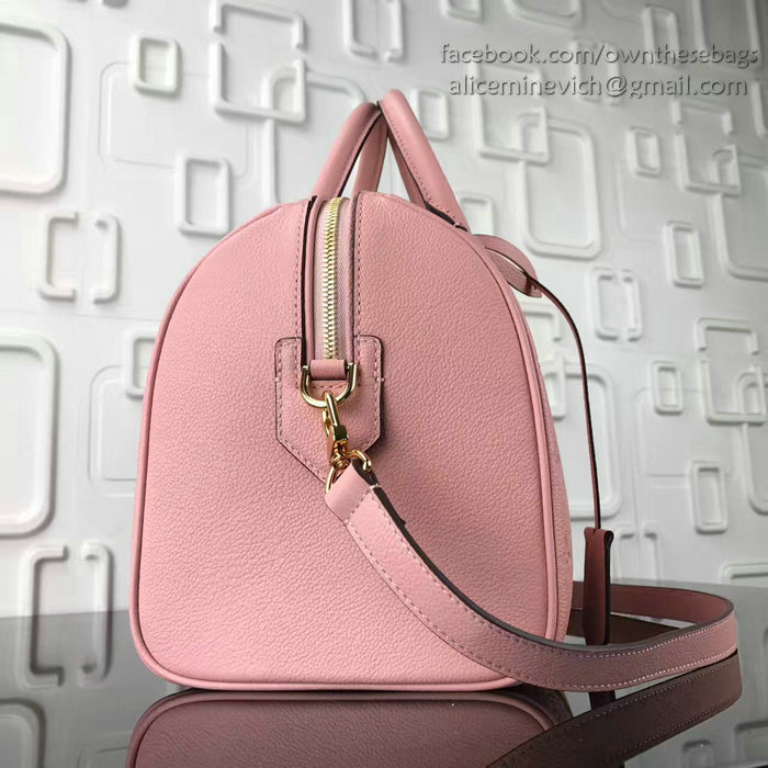 Louis Vuitton Monogram Empreinte Speedy Bandouliere Pink M42406