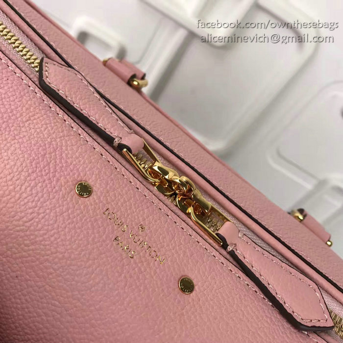 Louis Vuitton Monogram Empreinte Speedy Bandouliere Pink M42406