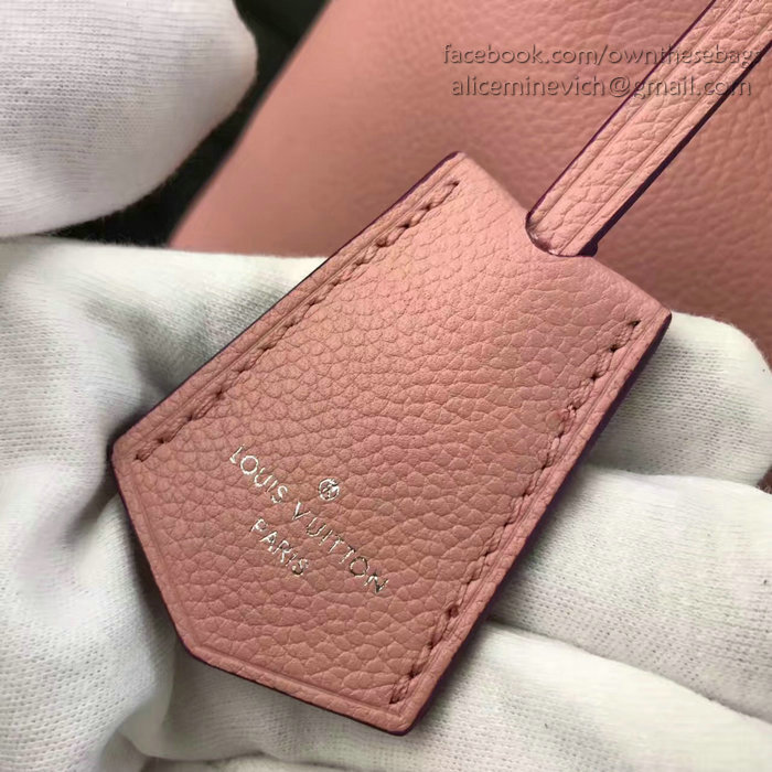 Louis Vuitton Soft Calfskin Lockme Bucket Pink M54677