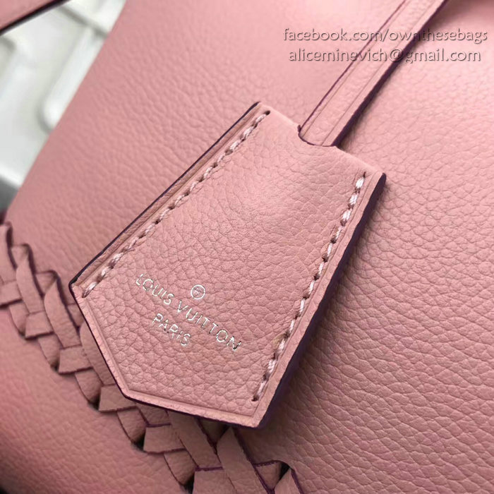 Louis Vuitton Soft calfskin Lockme Bucket Pink M54681