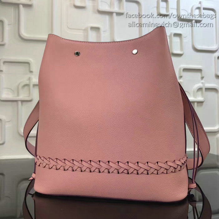 Louis Vuitton Soft calfskin Lockme Bucket Pink M54681