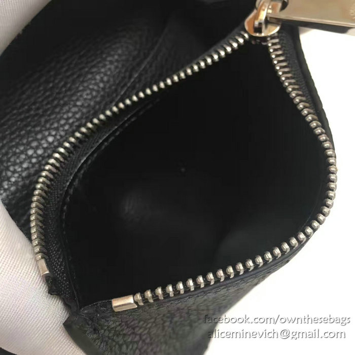 Louis Vuitton Mahina Leather Coin Purse Noir M64050