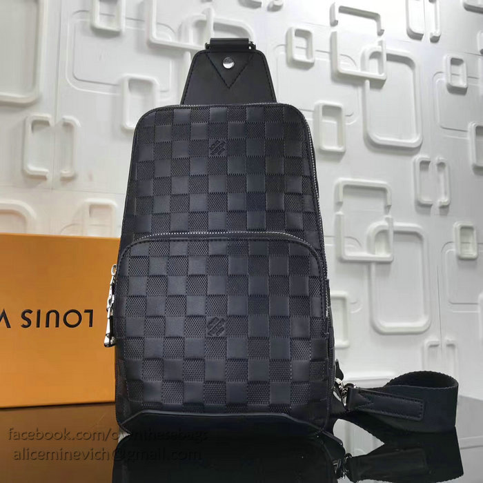 Louis Vuitton Damier Infini Leather Avenue Sling Bag N41720