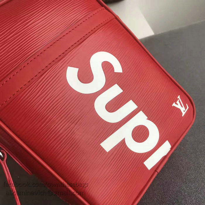 Louis Vuitton Epi Leather Supreme x Danube PM Red M53417