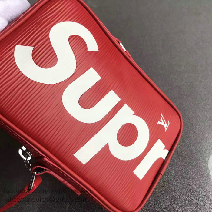 Louis Vuitton Epi Leather Supreme x Danube PPM Red M53434