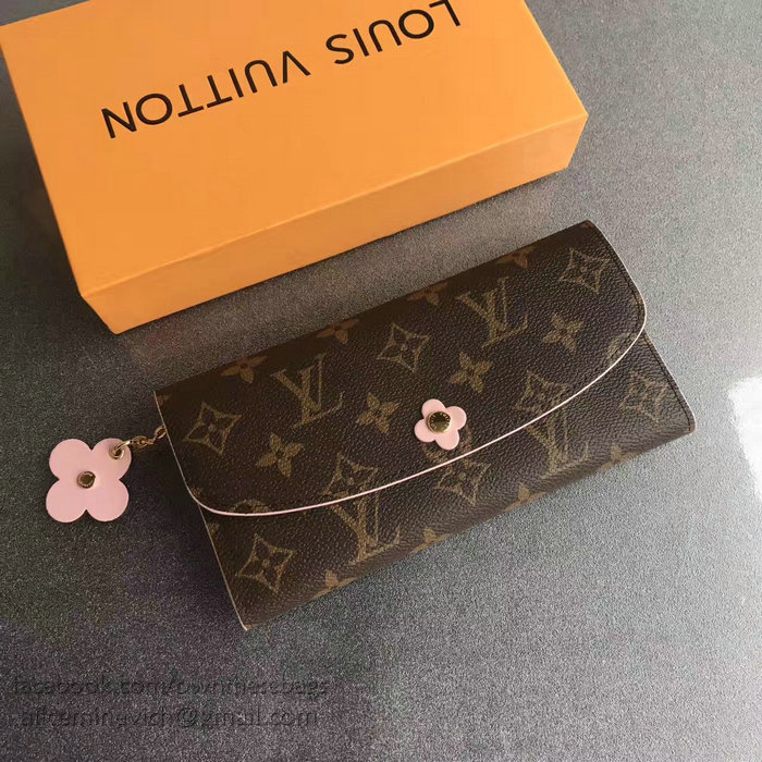 Louis Vuitton Monogram Canvas Emilie Wallet Poppy M64202