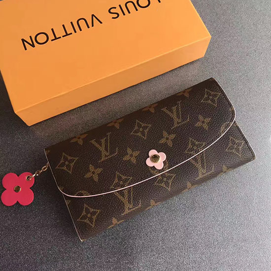 Louis Vuitton Monogram Canvas Emilie Wallet Poppy M64202