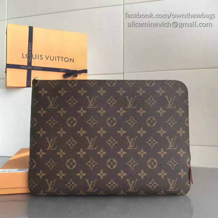 Louis Vuitton Monogram Canvas Etui Voyage GM Fuchsia M43442