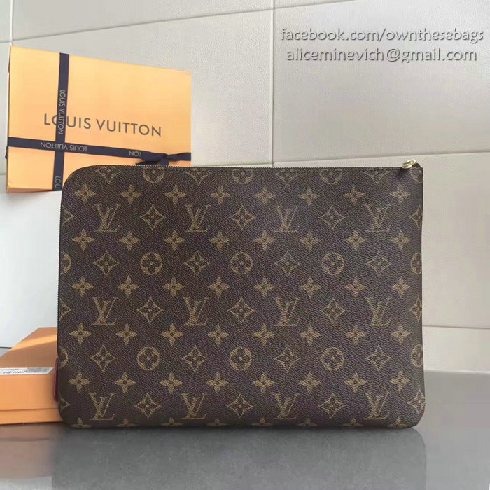 Louis Vuitton Monogram Canvas Etui Voyage GM Fuchsia M43442