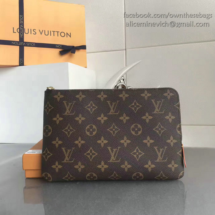 Louis Vuitton Monogram Canvas Etui Voyage PM Brown M44148