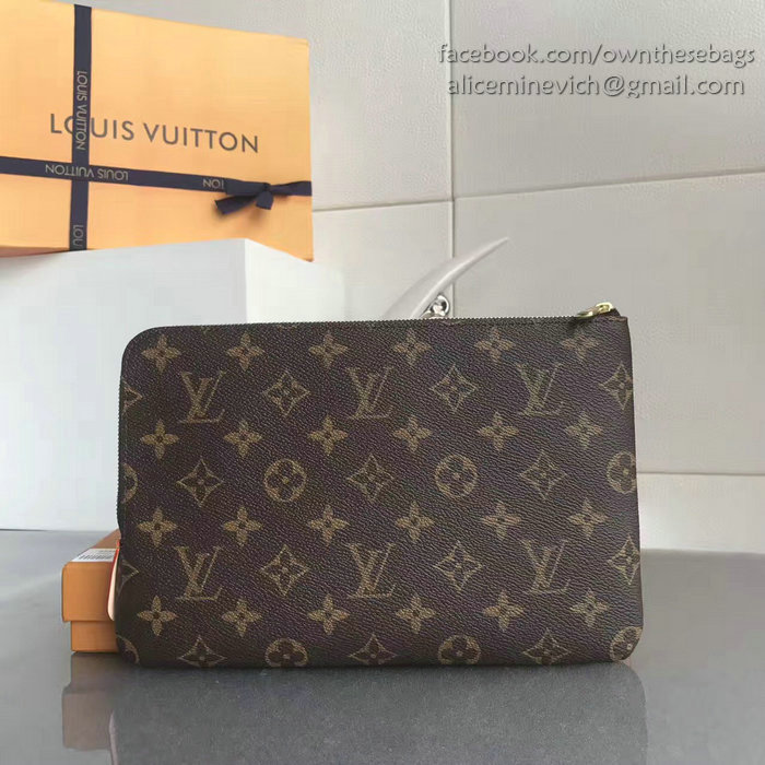 Louis Vuitton Monogram Canvas Etui Voyage PM Brown M44148