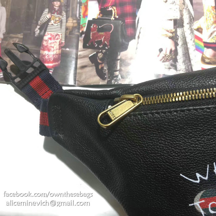 Gucci Coco Capitan Logo Belt Bag Black 493865