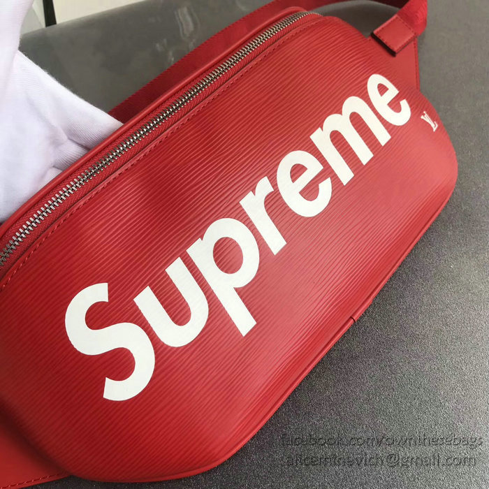 Louis Vuitton Epi Leather Supreme X Belt Bag Red M54319