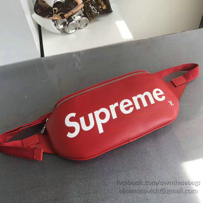 Louis Vuitton Epi Leather Supreme X Belt Bag Red M54319