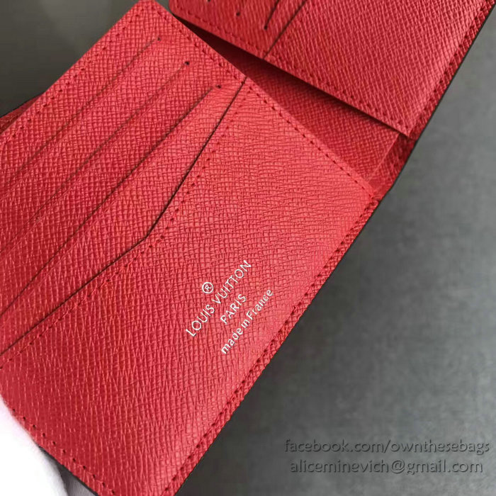 Louis Vuitton Epi Leather Supreme X Multiple Wallet Red M60662