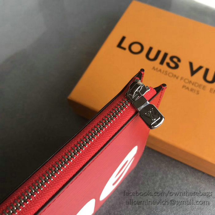 Louis Vuitton Epi Leather Supreme X Pochette Jour MM Red M64574