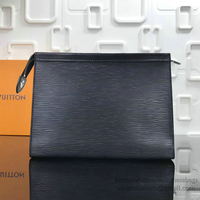 Louis Vuitton Epi Leather Supreme X Pochette Voyage MM Black M66888