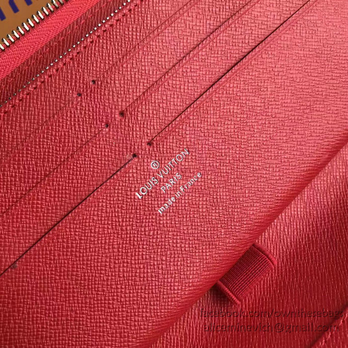 Louis Vuitton Epi Leather Supreme X Zippy Wallet Red M60305