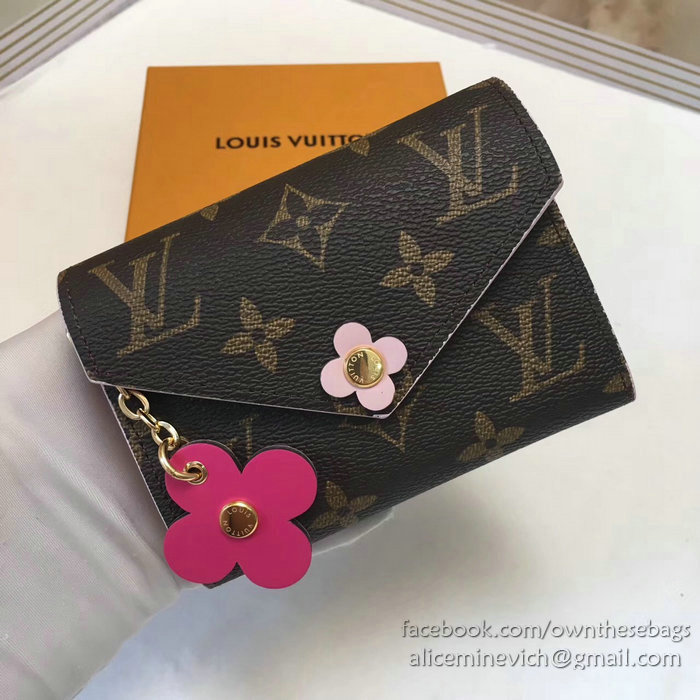 Louis Vuitton Monogram Canvas Victorine Wallet Fuchsia M62360