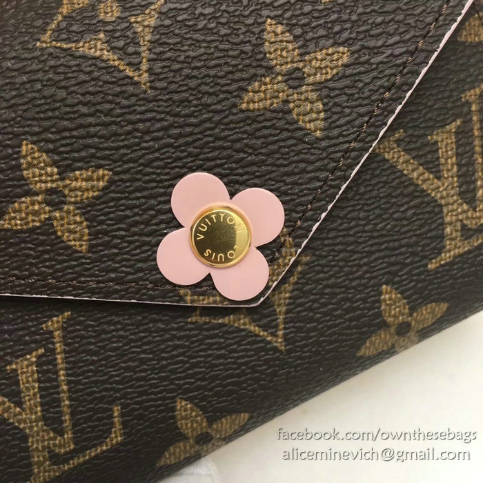 Louis Vuitton Monogram Canvas Victorine Wallet Rose Ballerine M62360