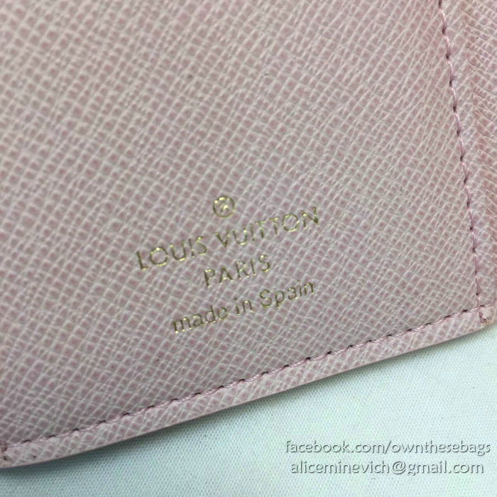 Louis Vuitton Monogram Canvas Victorine Wallet Rose Ballerine M62360