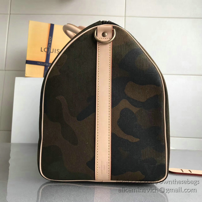 Louis Vuitton x Supreme Keepall 45 Camo M43466