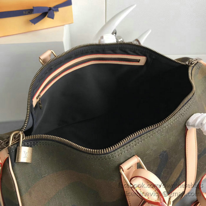 Louis Vuitton x Supreme Keepall 45 Camo M43466