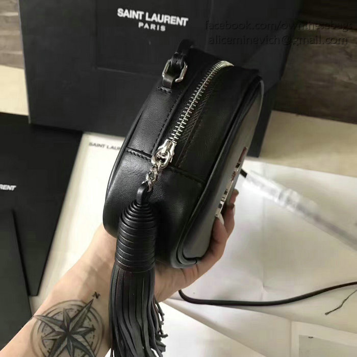 Saint Laurent Monogram Blogger Bag in Black Leather 425317