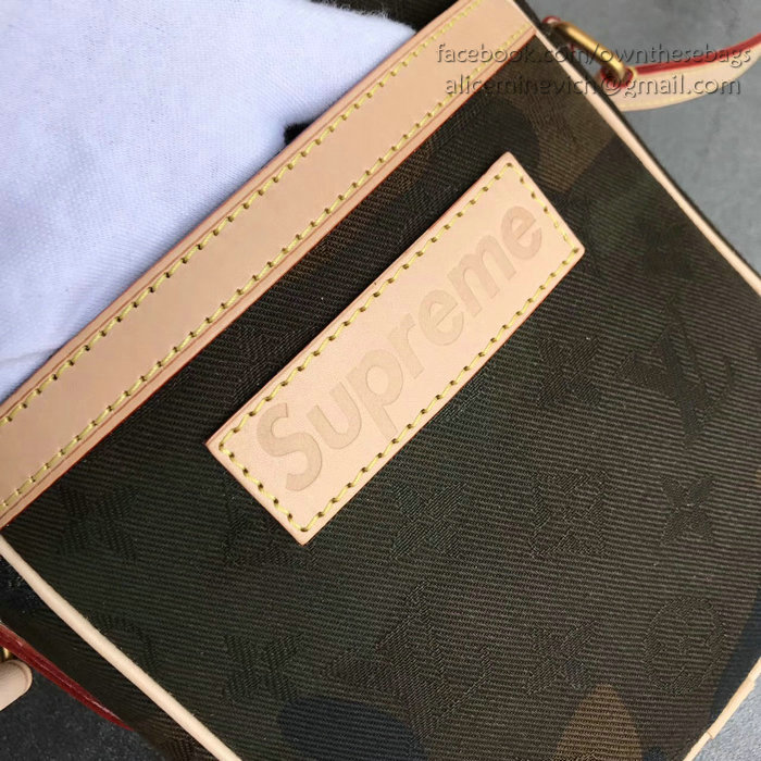 Louis Vuitton X Supreme Messenger Bag Camo M44207