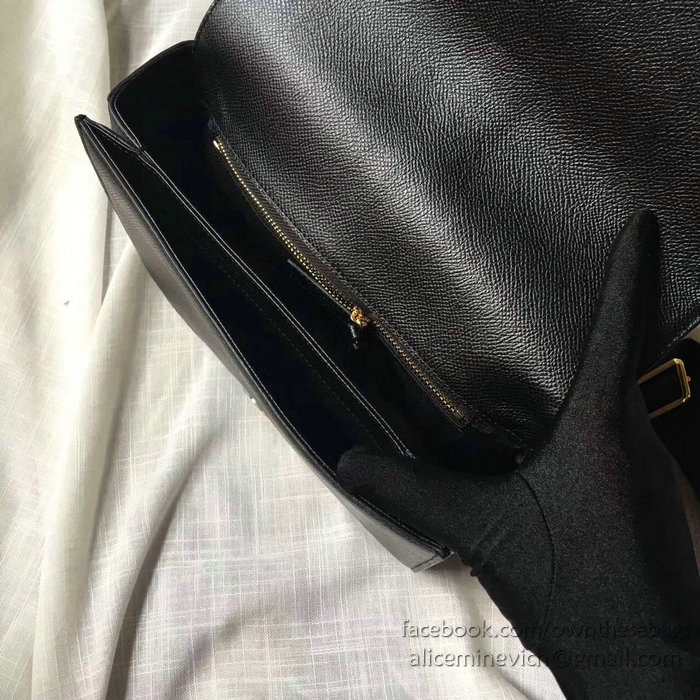 Classic Medium Saint Laurent Universite Bag Black 416652