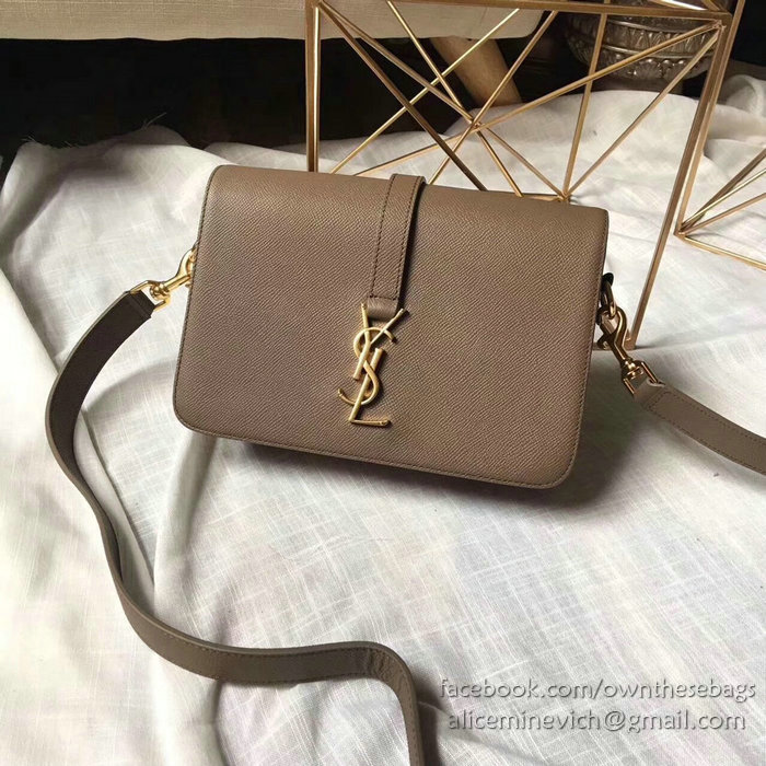 Classic Medium Saint Laurent Universite Bag Khaki 416652