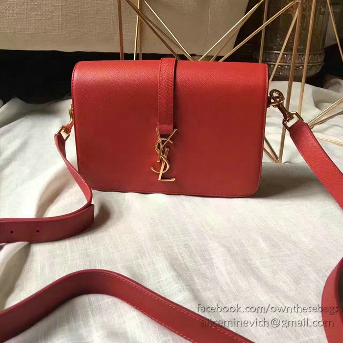 Classic Medium Saint Laurent Universite Bag Red 416652