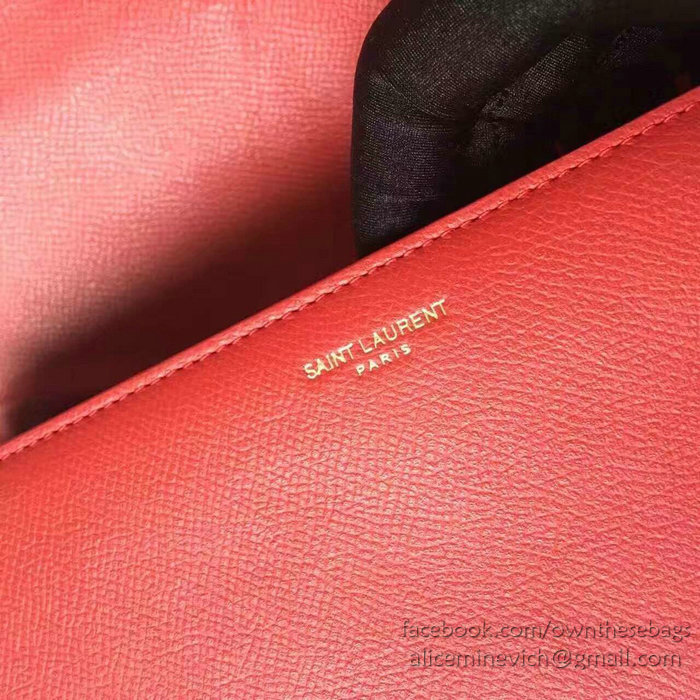 Classic Medium Saint Laurent Universite Bag Red 416652