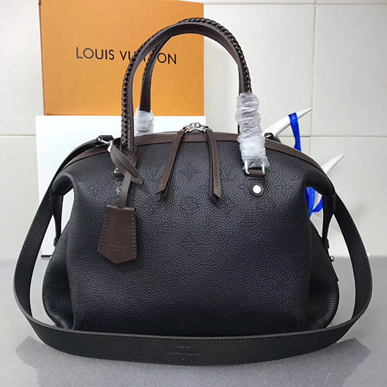 Louis Vuitton Mahina Leather Asteria Black M54673