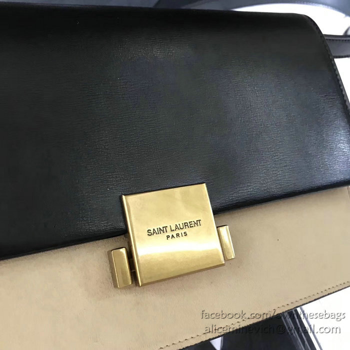 Saint Laurent Medium Bellechasse Bag Black & Apricot 462044