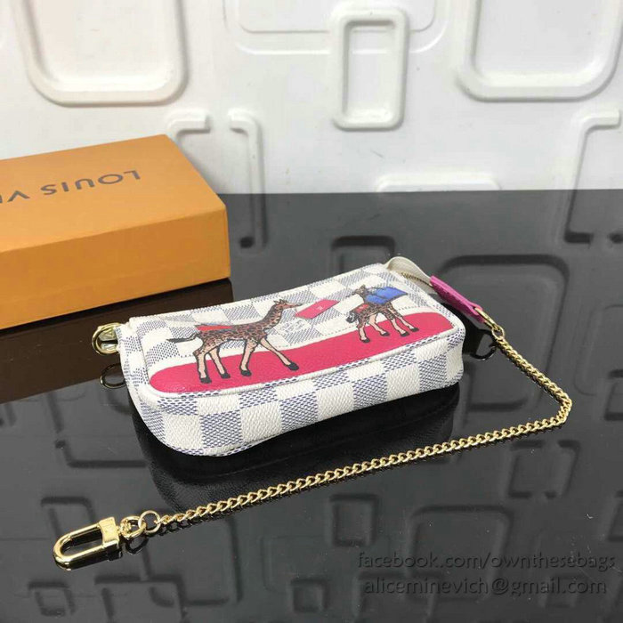 Louis Vuitton Damier Azur Canvas Mini Pochette Accessoires M62087