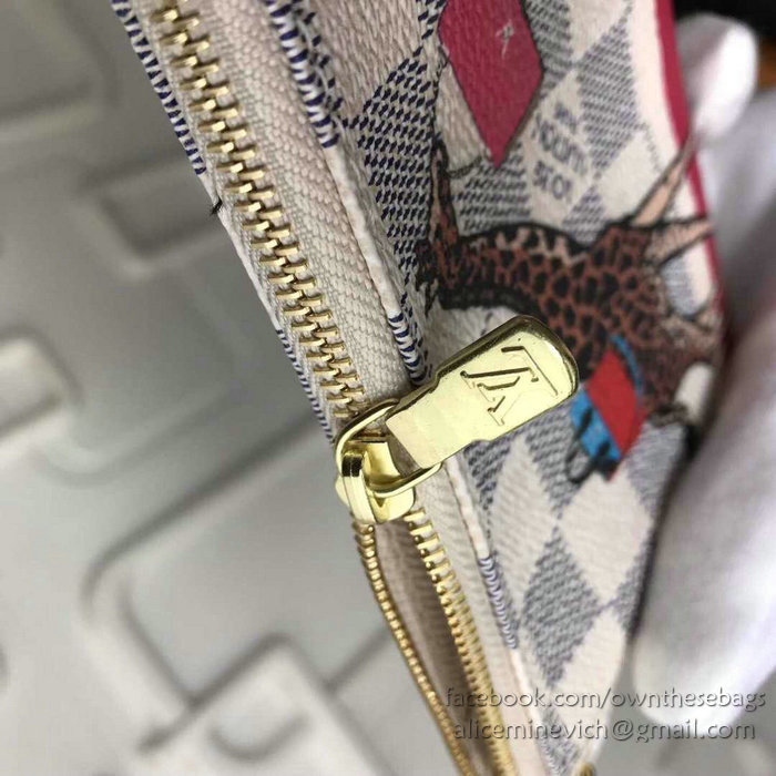 Louis Vuitton Damier Azur Canvas Mini Pochette Accessoires M62087