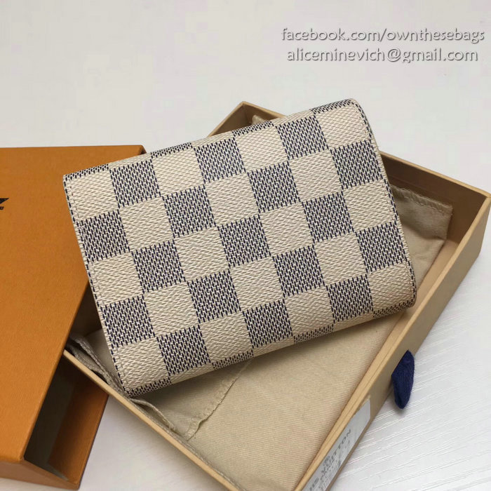 Louis Vuitton Damier Azur Canvas Victorine Wallet N60059