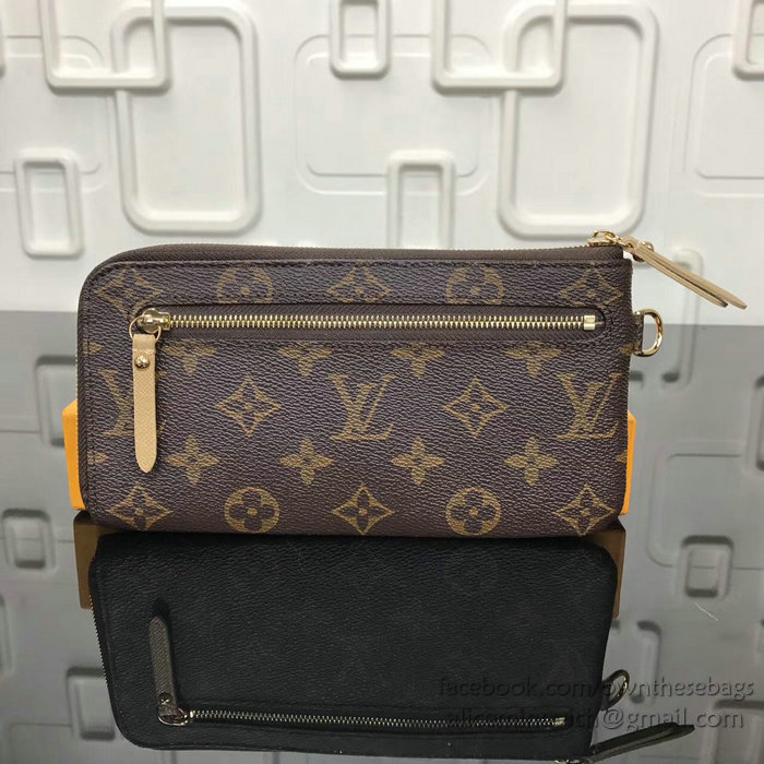 Louis Vuitton Damier Ebene Canvas Complice Wallet Beige N61740