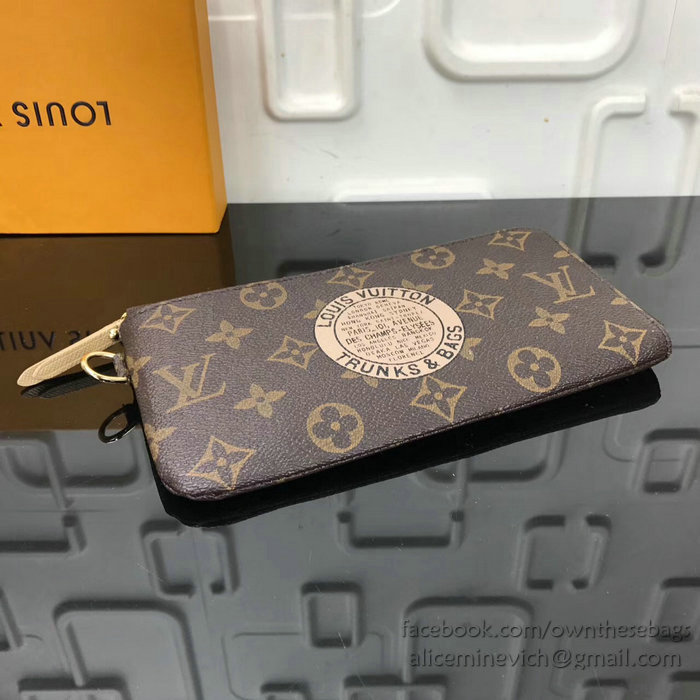 Louis Vuitton Damier Ebene Canvas Complice Wallet Beige N61740