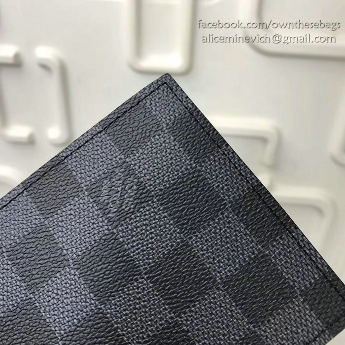 Louis Vuitton Damier Graphite Canvas Marco Wallet N63336