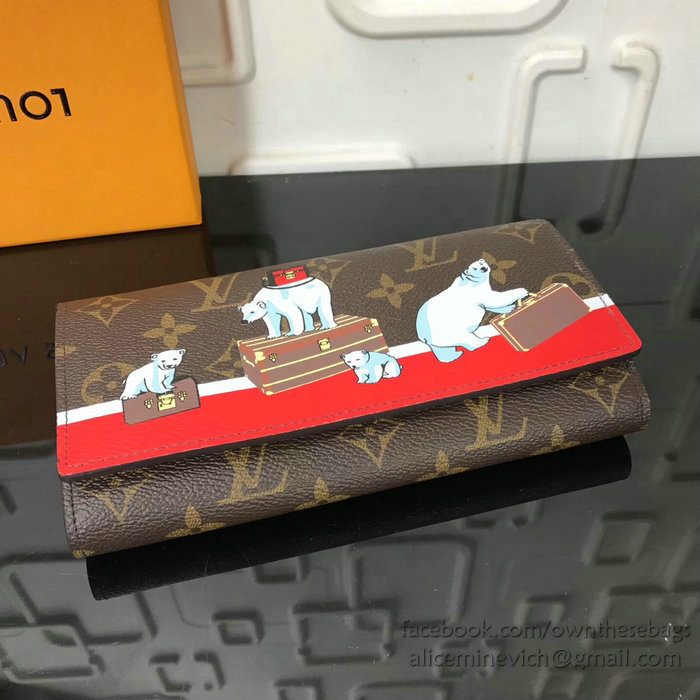 Louis Vuitton Monogram Canvas Sarah Wallet M62086